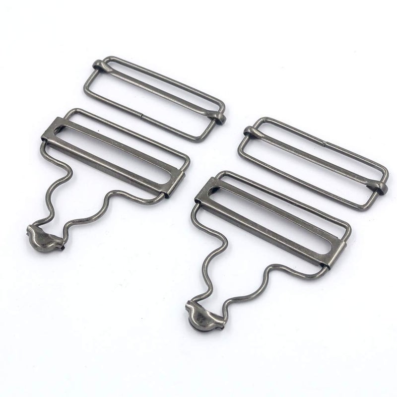 DGOL 6 Sets 2 inch Suspender Buckle & Tri-Glide Overall Buckles 3 Color With 9 Sets Copper Buttons Full Set - Image 2
